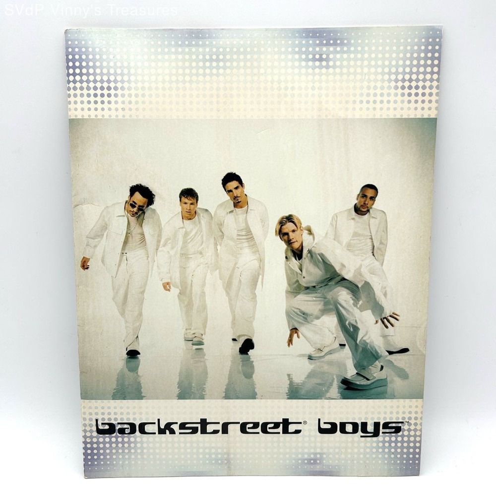 Vintage 1999 Backstreet Boys Into the Millennium Tour‎ Concert Program Book